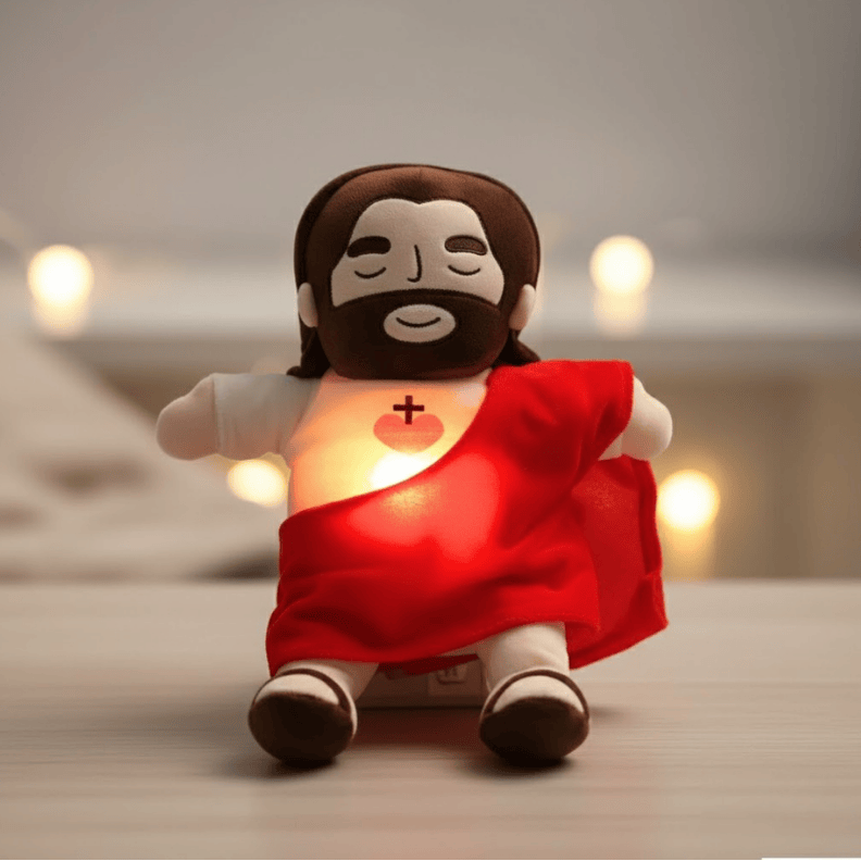 Peluche Jésus Compagnon de Sommeil Apaisant 0