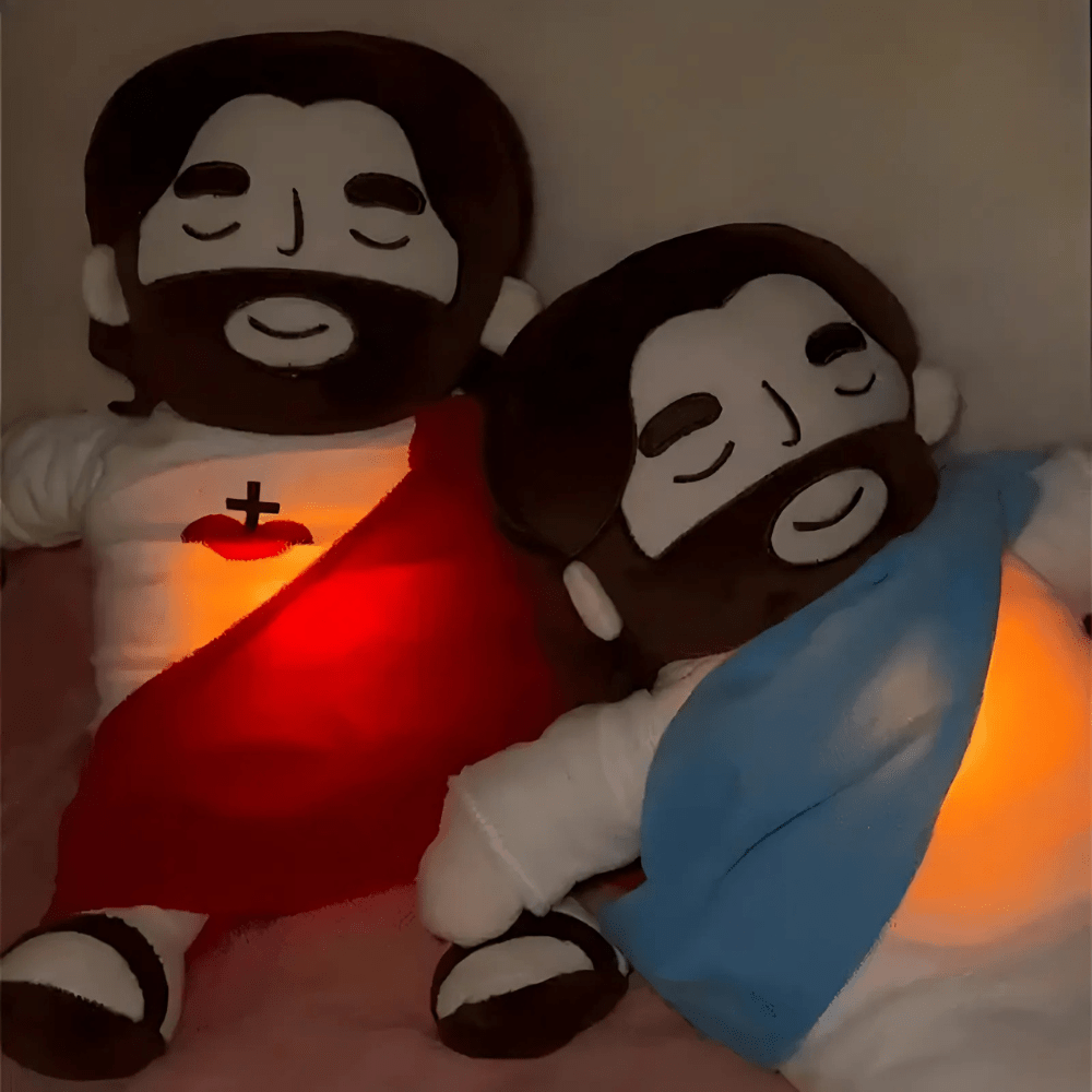 Peluche Jésus Compagnon de Sommeil Apaisant 2