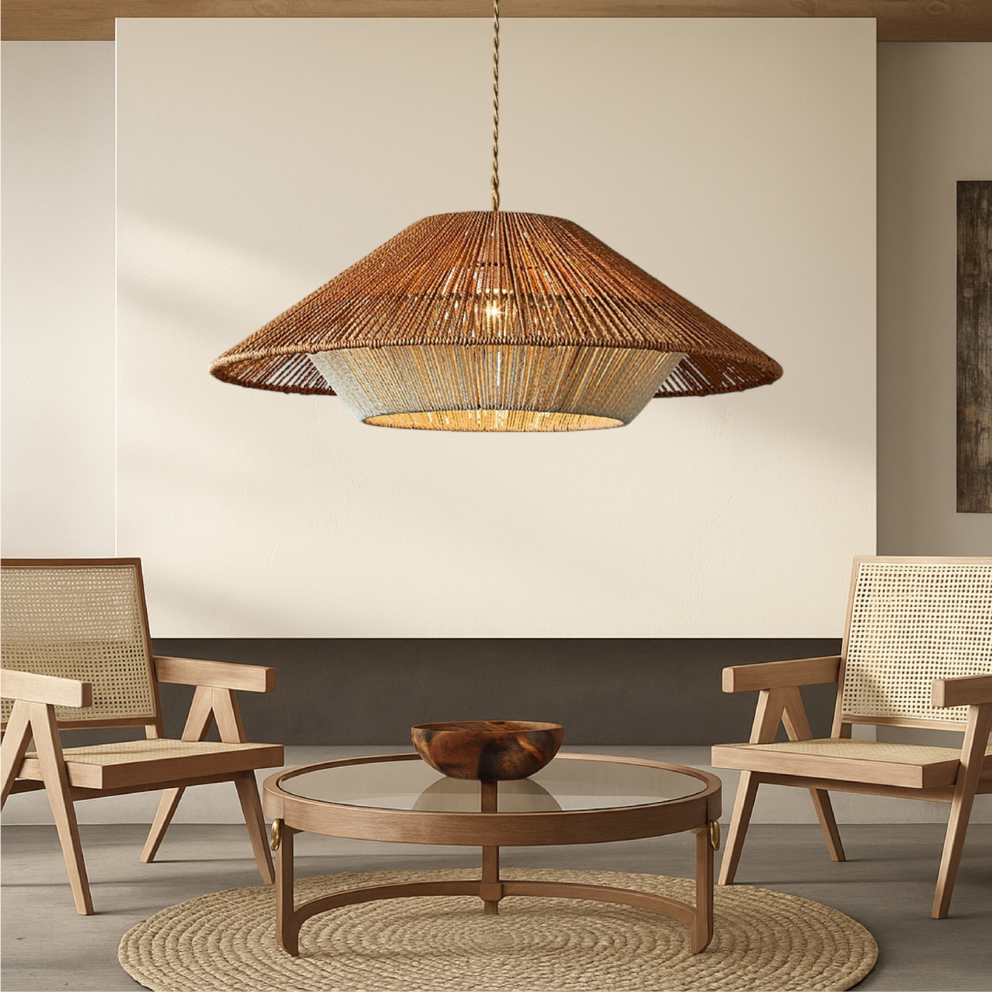 Lampe Suspendue Bambou Chic et Douce