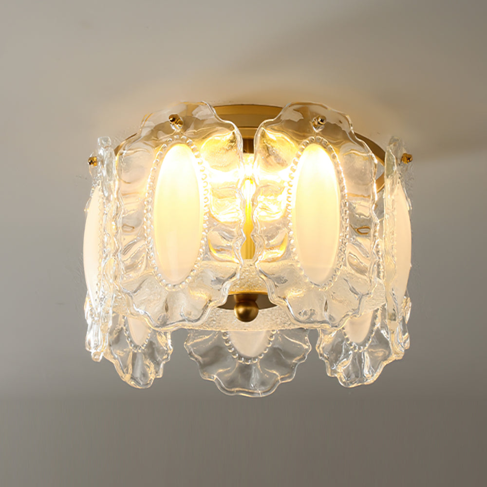Luminaire Plafond Verre Délicat Élégant