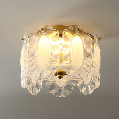 Luminaire Plafond Verre Délicat Élégant