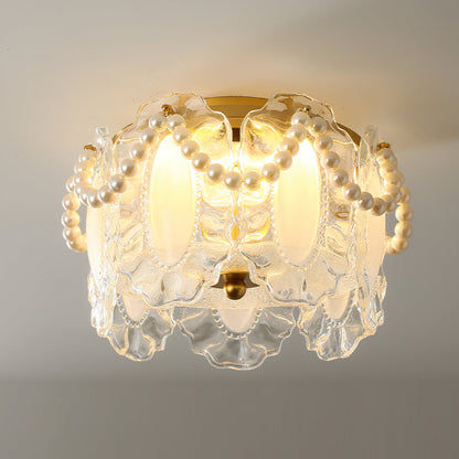 Luminaire Plafond Verre Délicat Élégant