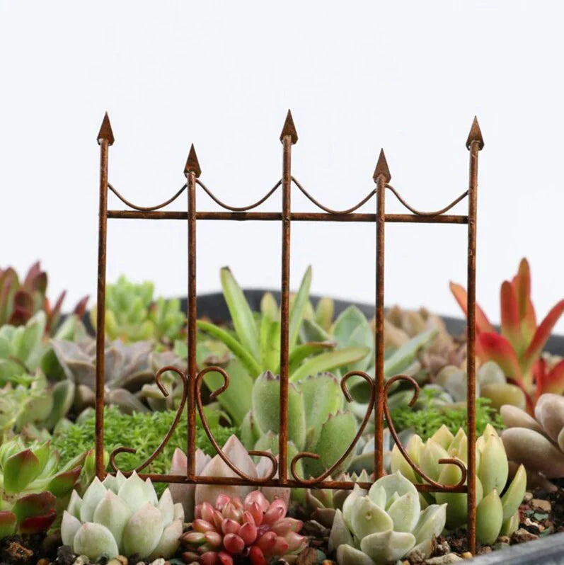 Décoration Jardin Fée Miniature en Métal
