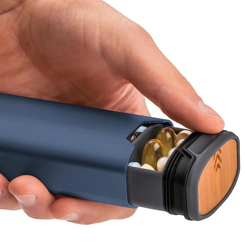 Pilulier Hebdomadaire Compact avec 7 Compartiments pour Voyage et Usage Quotidien 4
