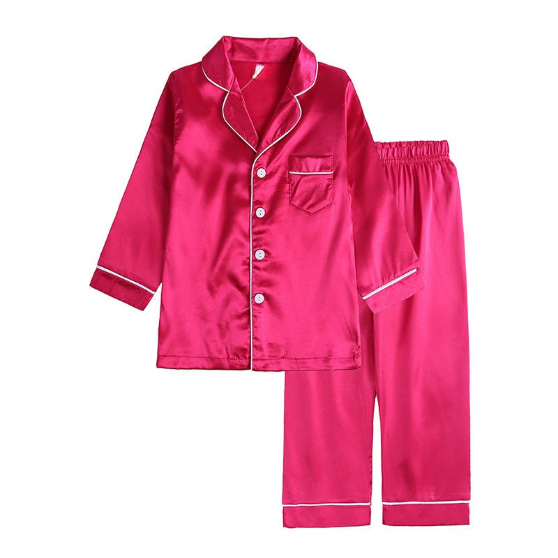 Ensemble de Pyjama En Soie Doux pour Enfants
