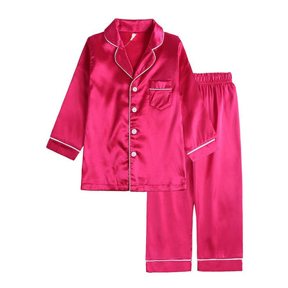 Ensemble de Pyjama En Soie Doux pour Enfants