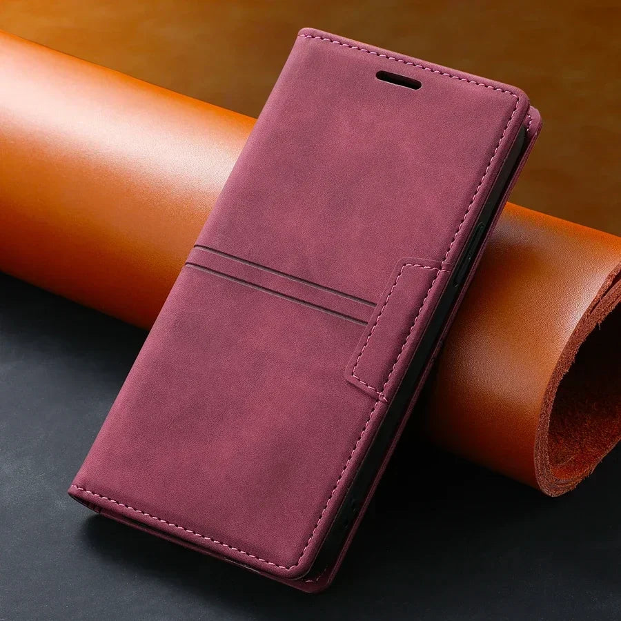 Étui Téléphone Portefeuille Google Pixel | Résistant avec Poches Cartes