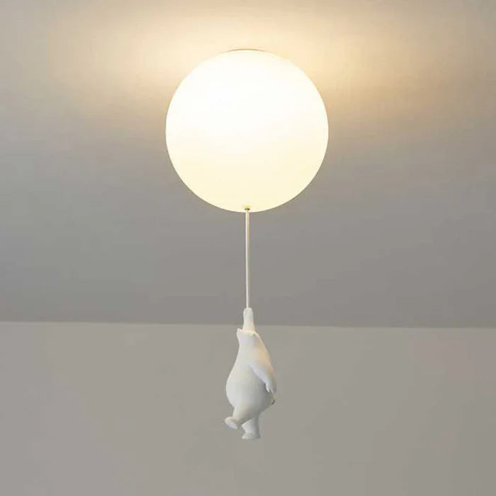 Plafonnier Enfant Design Ours et Ballon Moderne - Foivo