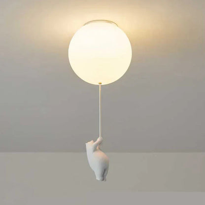 Plafonnier Enfant Ours et Ballon 10