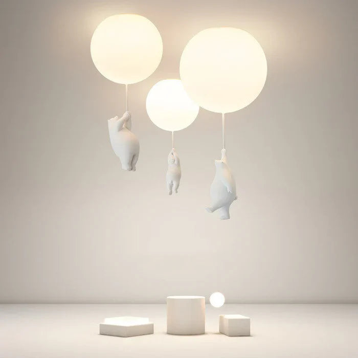 Plafonnier Enfant Ours et Ballon 2
