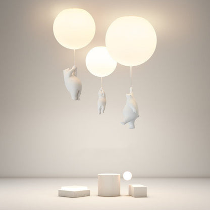 Plafonnier Enfant Ours et Ballon Ludiques 1
