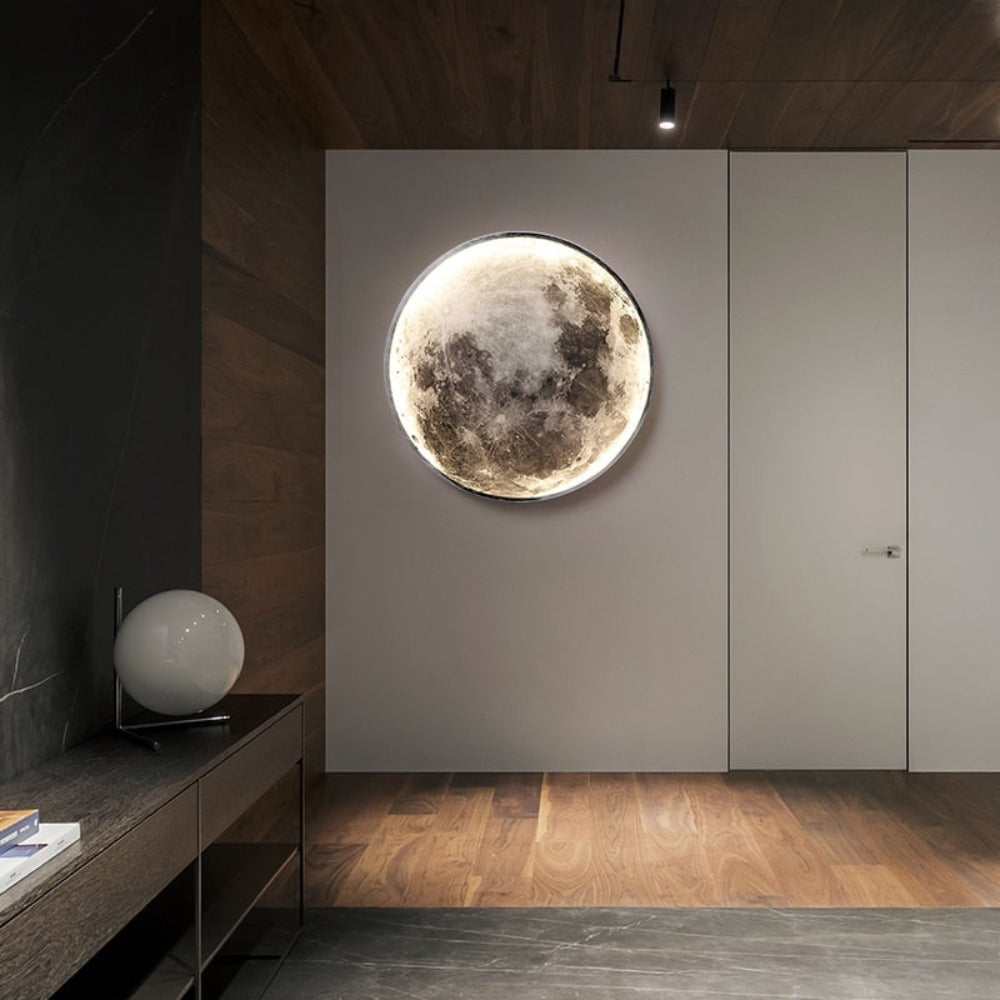 Plafonnier LED 3D Lune ou Terre 4