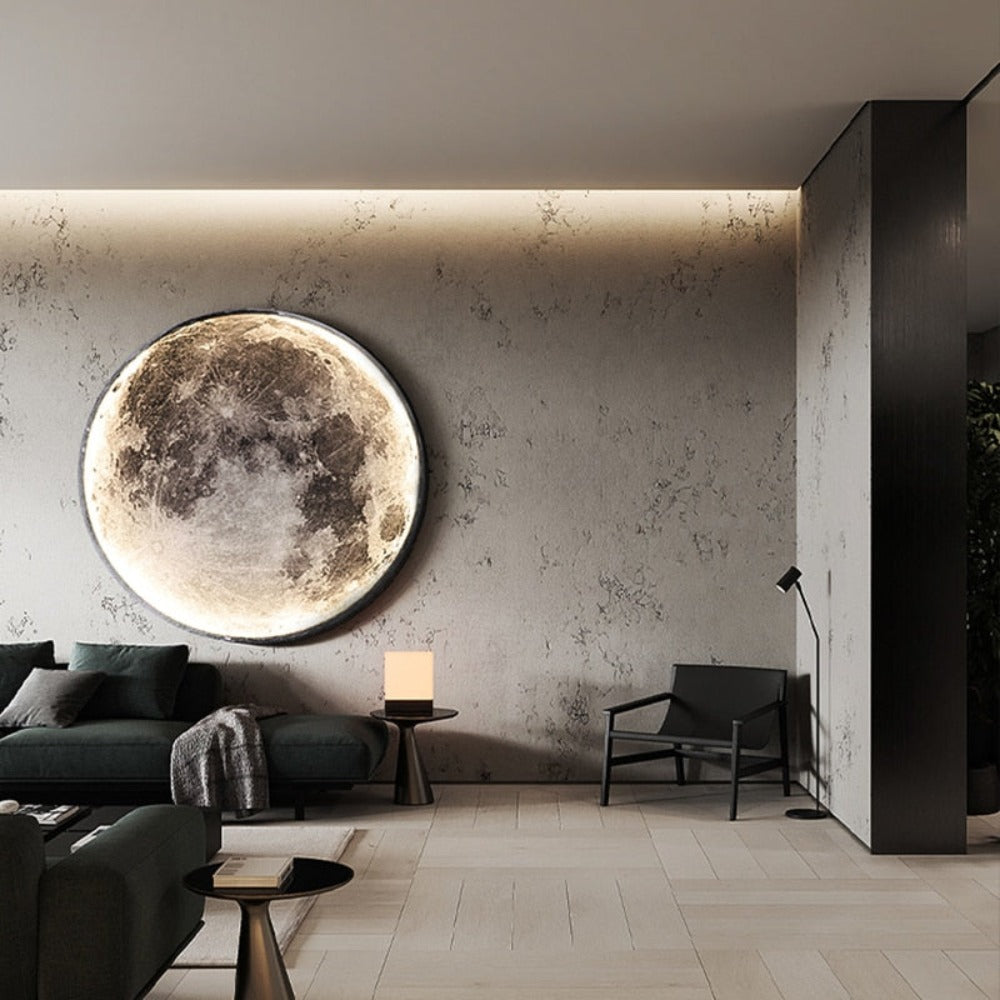 Plafonnier LED 3D Lune ou Terre 6