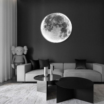 Plafonnier LED 3D Lune ou Terre 7