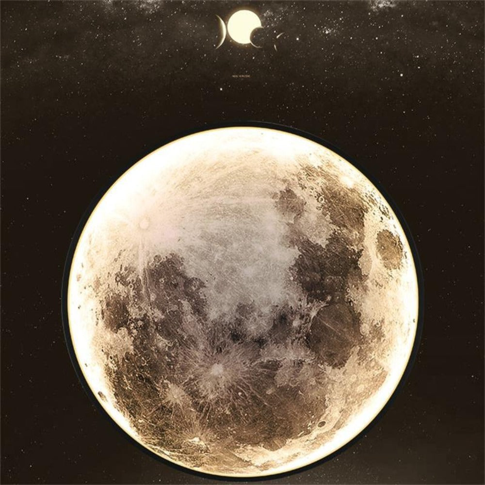 Plafonnier LED 3D Lune ou Terre 8