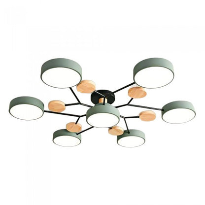 Plafonnier LED Design Ramifié Pour Salon Moderne Éclairage LED Plafond 12