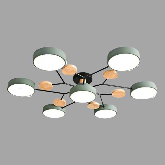 Plafonnier LED Design Ramifié Pour Salon Moderne Éclairage LED Plafond 2