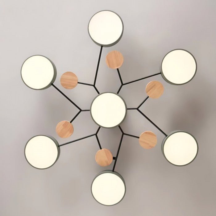 Plafonnier LED Design Ramifié Pour Salon Moderne Éclairage LED Plafond 5