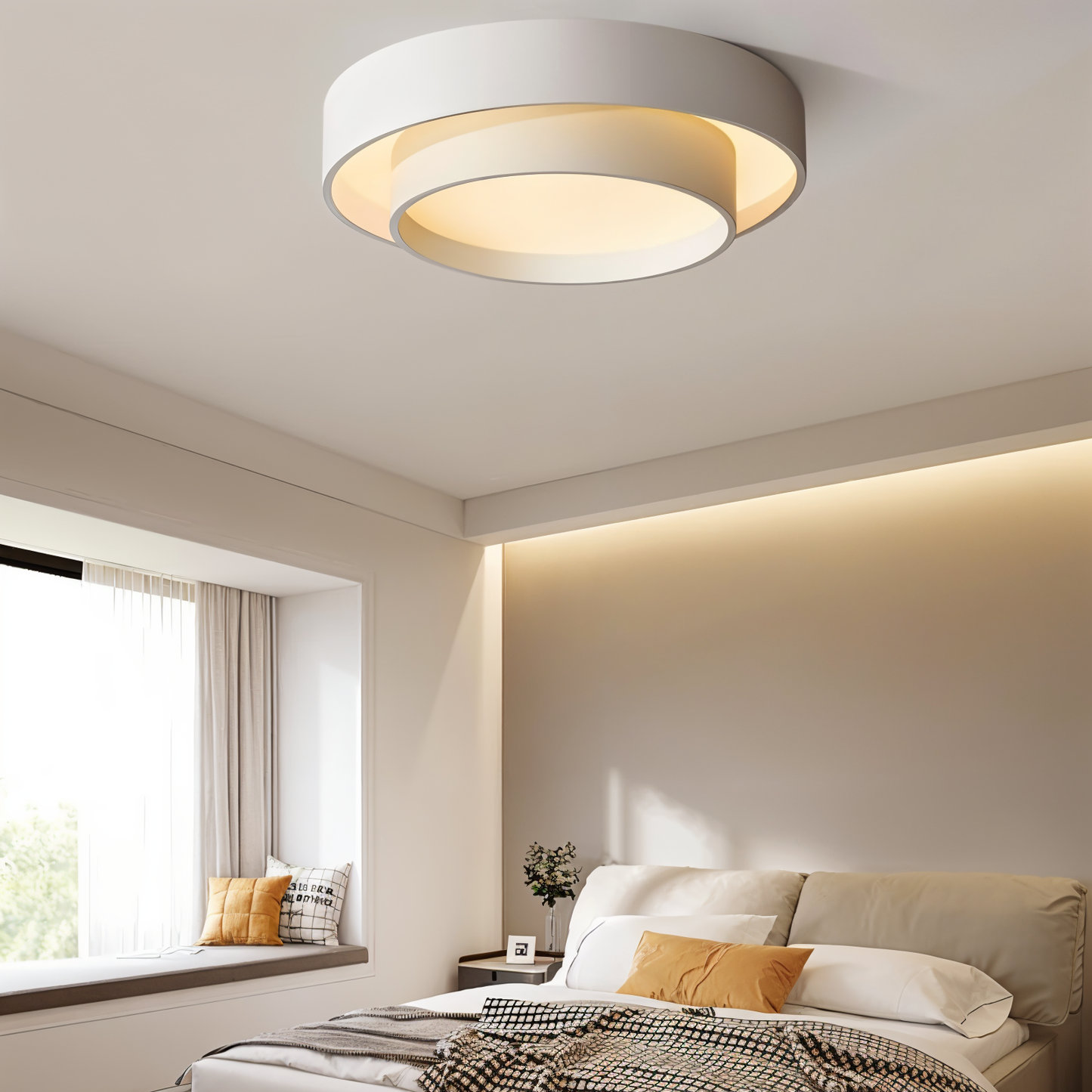 Plafonnier LED Moderne Design Circulaire 1