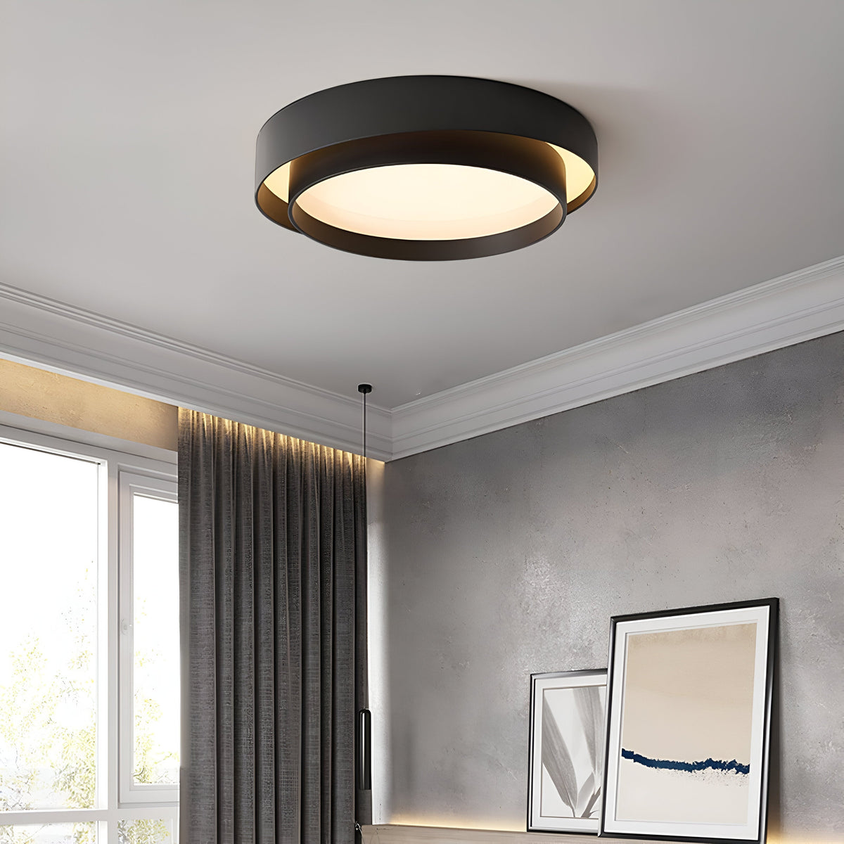 Plafonnier LED Moderne Design Circulaire 8