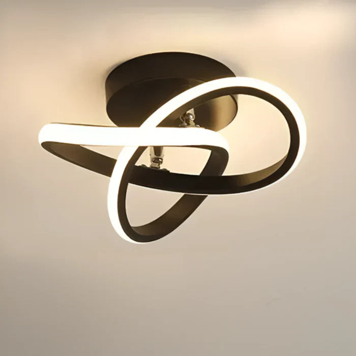 Plafonnier LED Moderne à Double Anneau 7