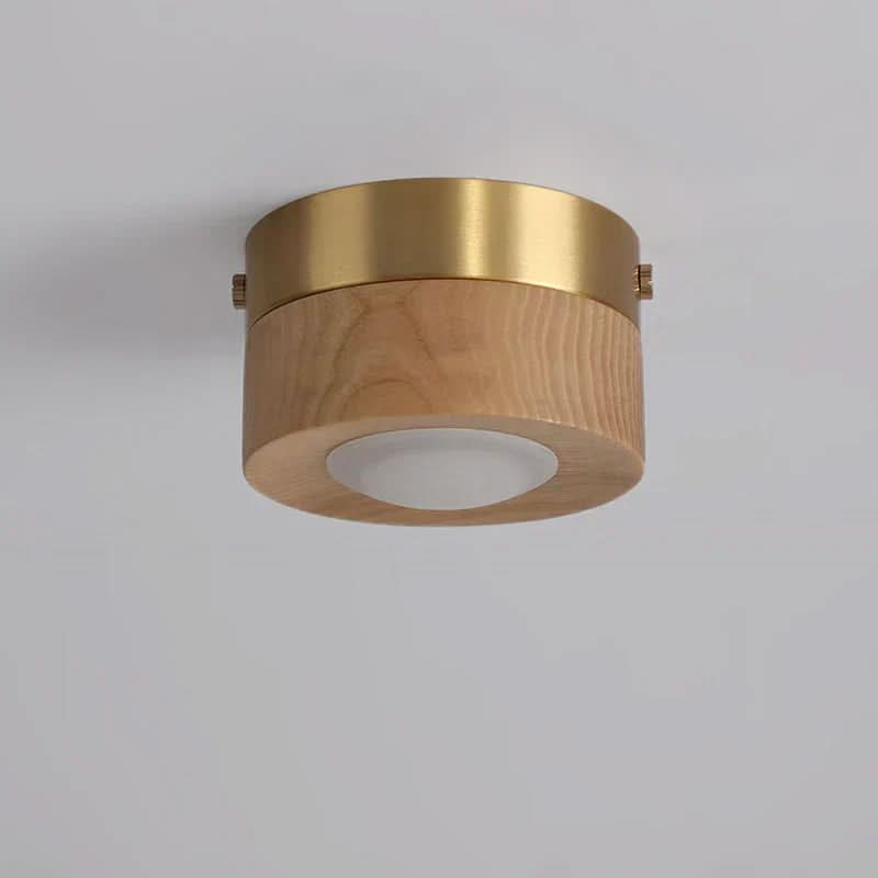 Plafonnier LED en Noyer pour Intérieur 2