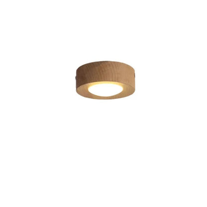 Plafonnier LED en Noyer pour Intérieur 5