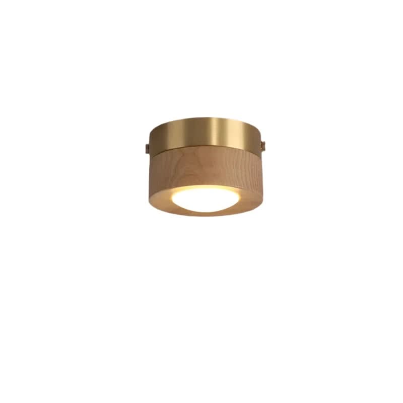 Plafonnier LED en Noyer pour Intérieur 6