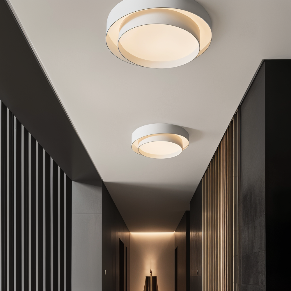 Plafonnier LED moderne en forme d'anneau pour chambre et salon 6