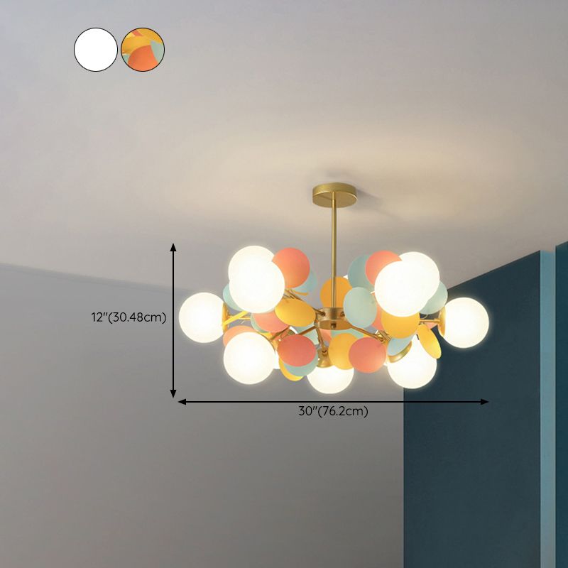 Plafonnier Suspendu Moderne Multilumière 4