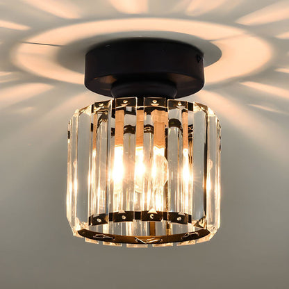 Plafonnier moderne avec accents de cristal 1