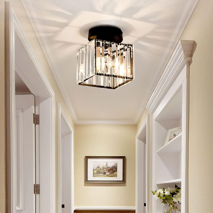 Plafonnier moderne avec accents de cristal 4