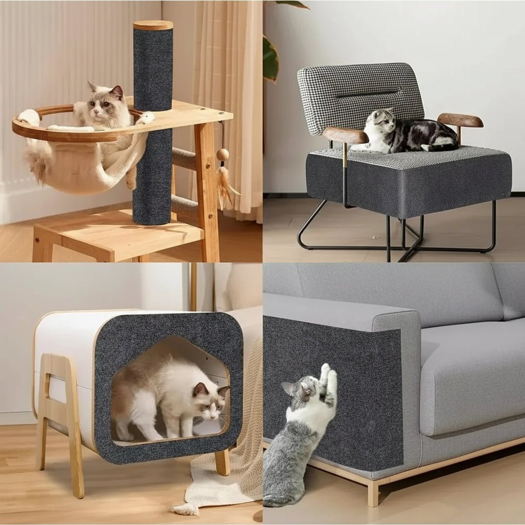 Plaque de Protection Autocollante pour Chats Transparente 3