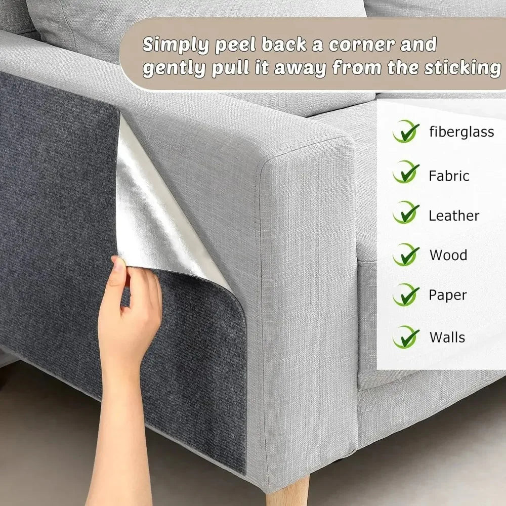 Plaque de Protection Autocollante pour Chats Transparente 6
