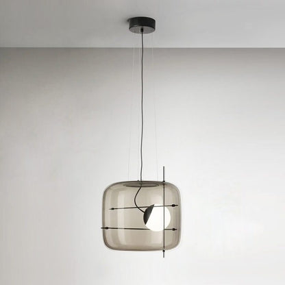 Lampe Suspendue en Verre Élégante