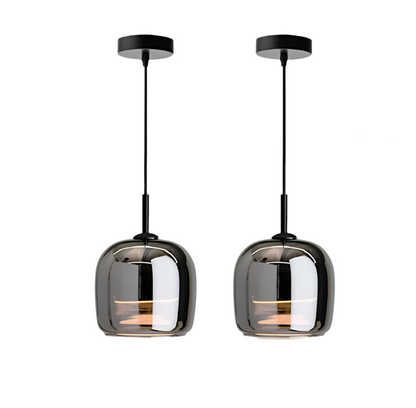 Lampe Suspendue Moderne Noir Élégant LED