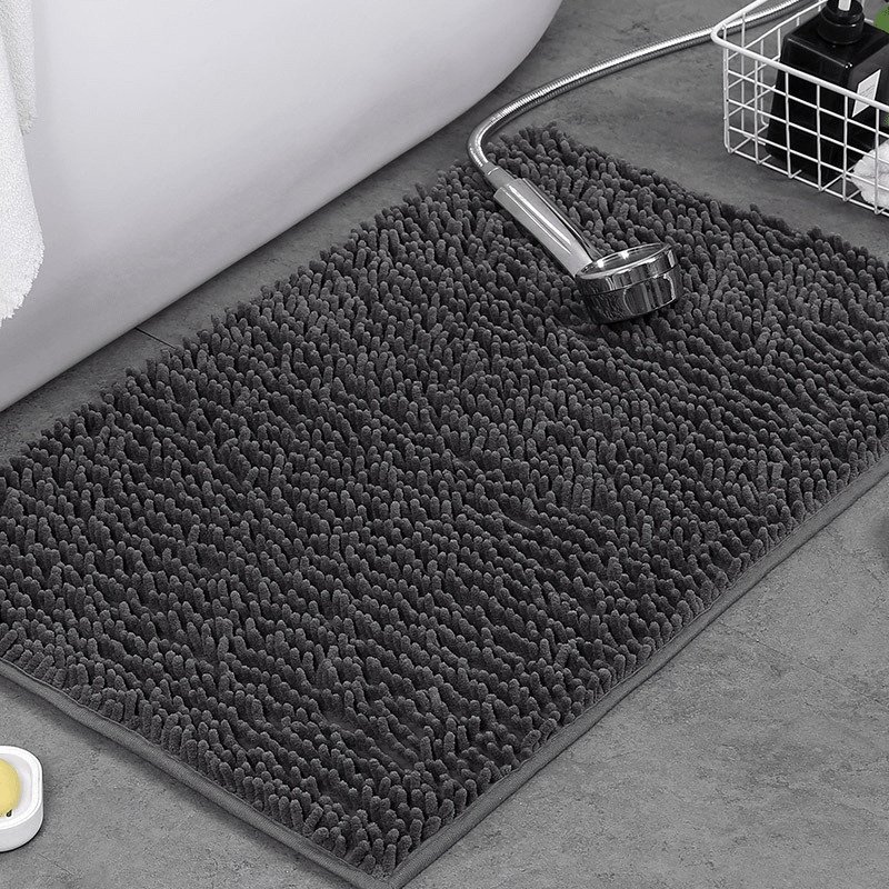 Tapis de Bain Antidérapant Chenille Ultra-absorbant - Foivo