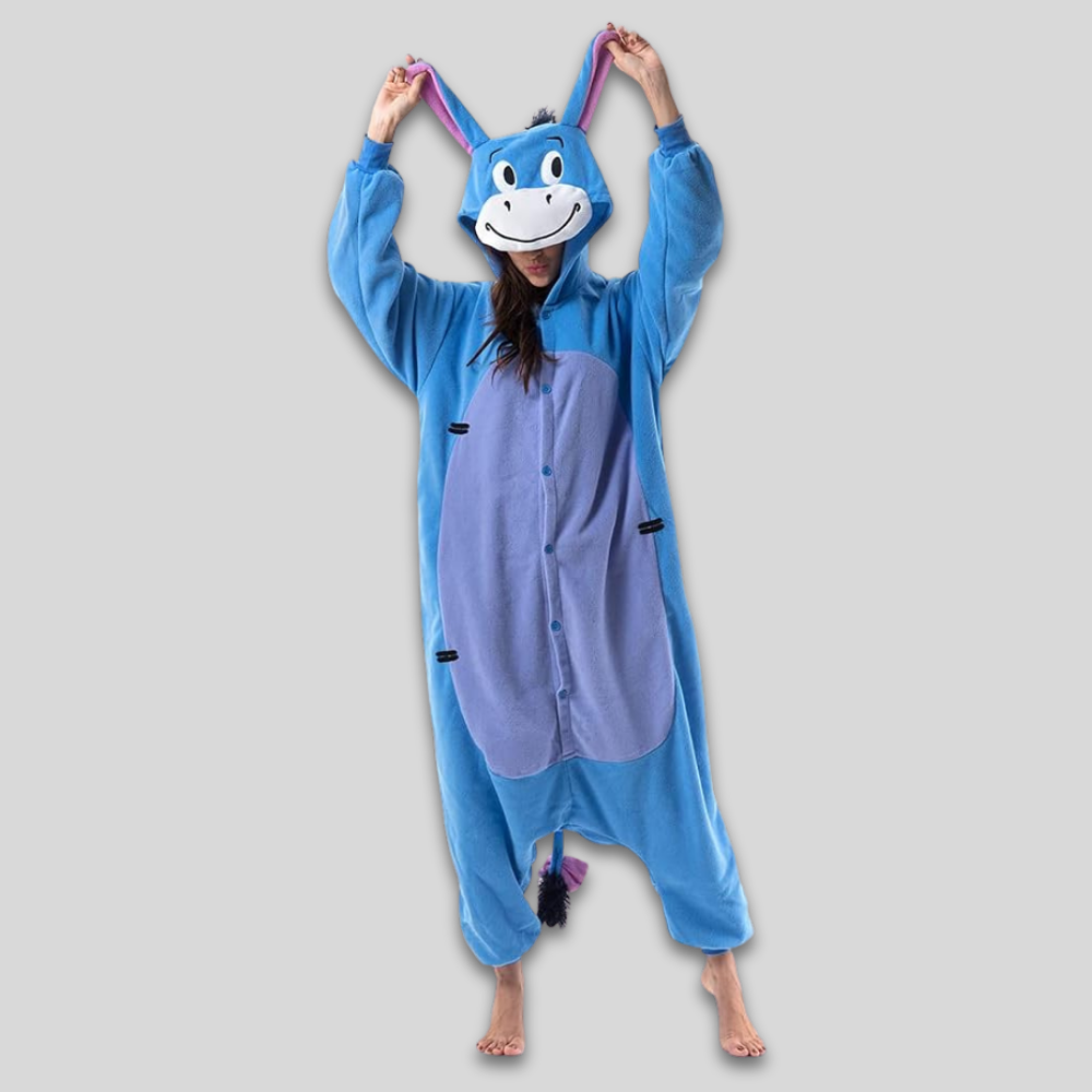Combinaison Polaire Douillette pour Adultes Pyjama Décontracté