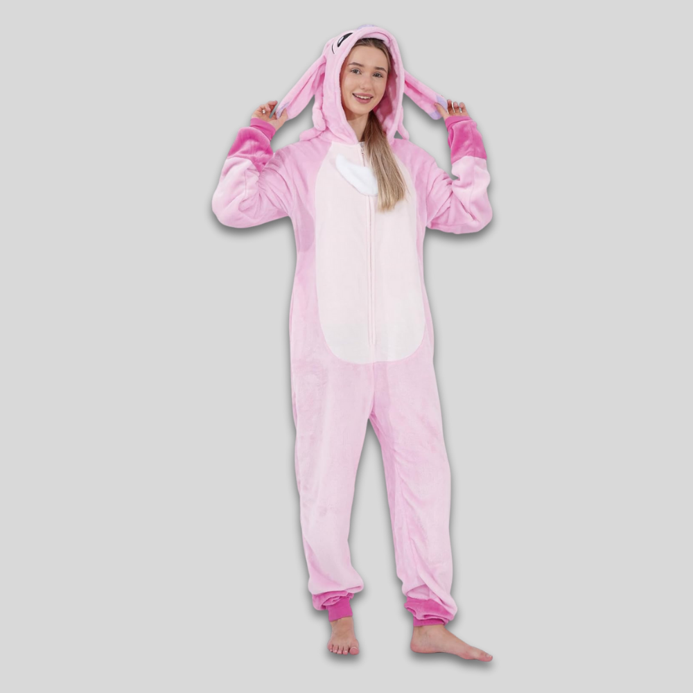 Combinaison Polaire Douillette pour Adultes Pyjama Décontracté
