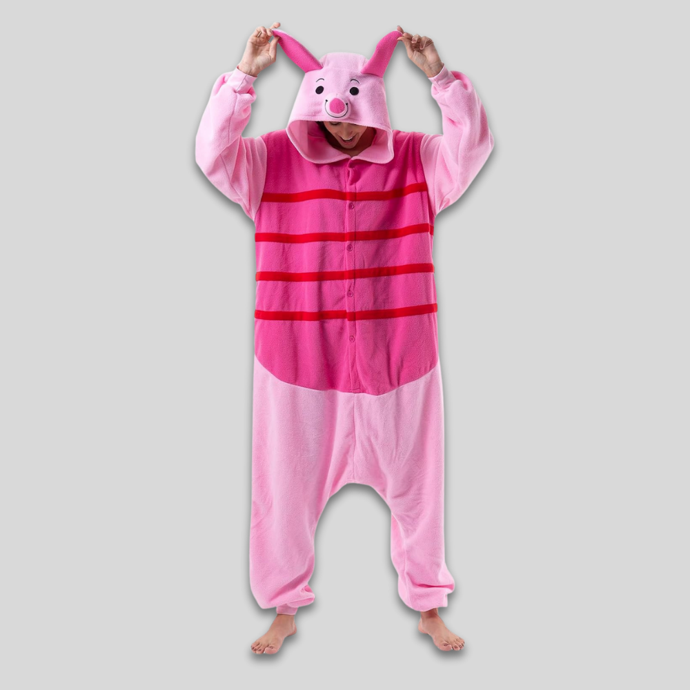 Combinaison Polaire Douillette pour Adultes Pyjama Décontracté