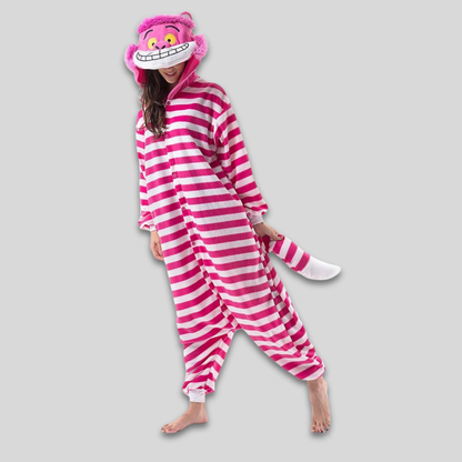 Combinaison Polaire Douillette pour Adultes Pyjama Décontracté