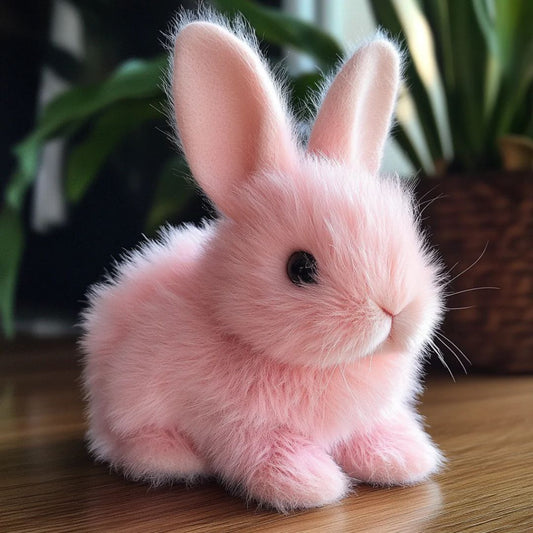 Jouet Peluche Lapin Mignon | Fourrure Très Douce et Aspect Réaliste - Foivo