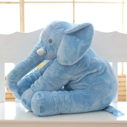 Oreiller Éléphant Doux pour Bébés et Enfants - Coussin Peluche Mignon
