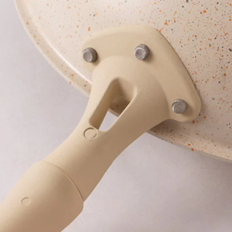 Poêle à Frire Marbrée pour Cuisine - 37,5 cm, Résistante à la Chaleur 6