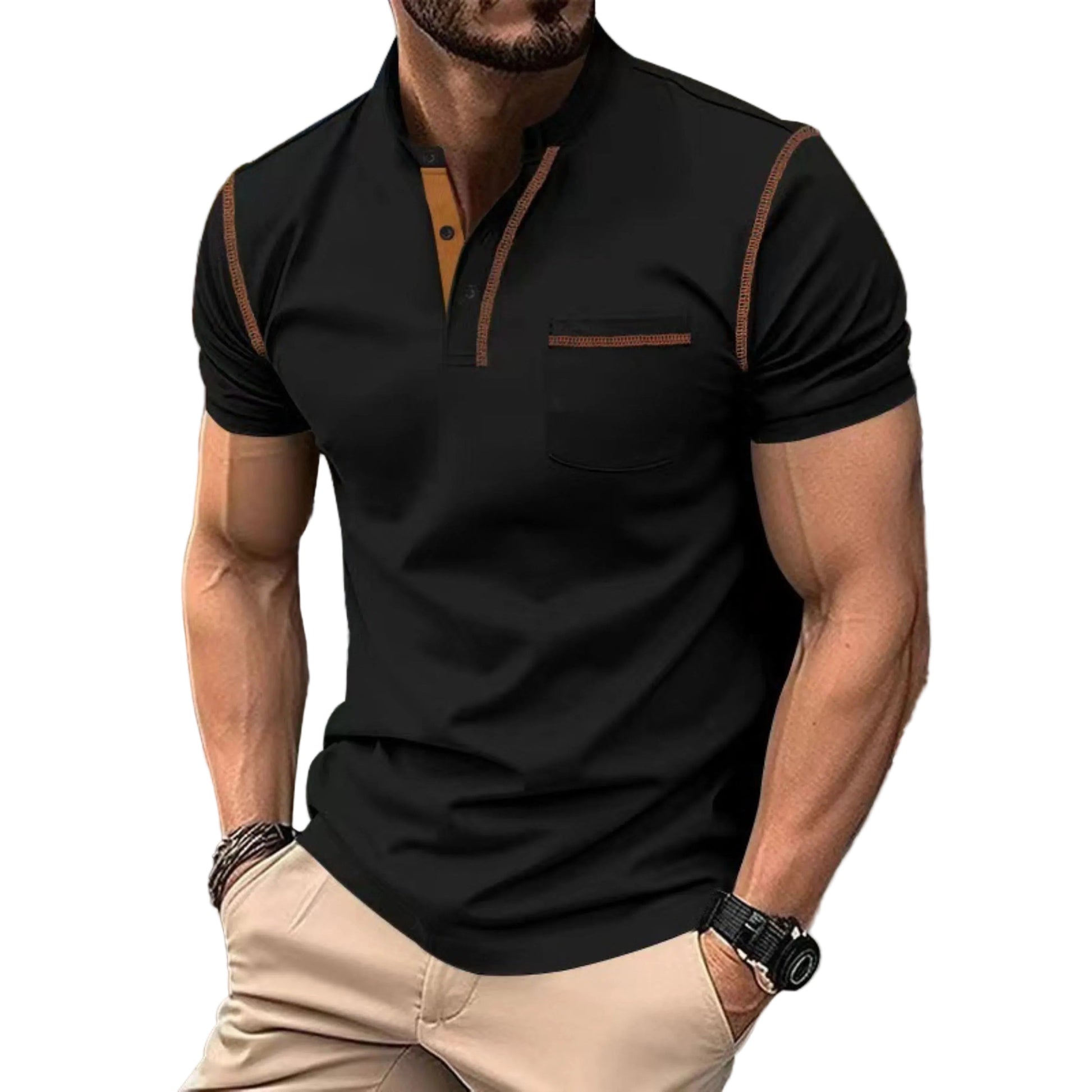 Polo Homme Coton Classique Coupe Ajustée - Foivo