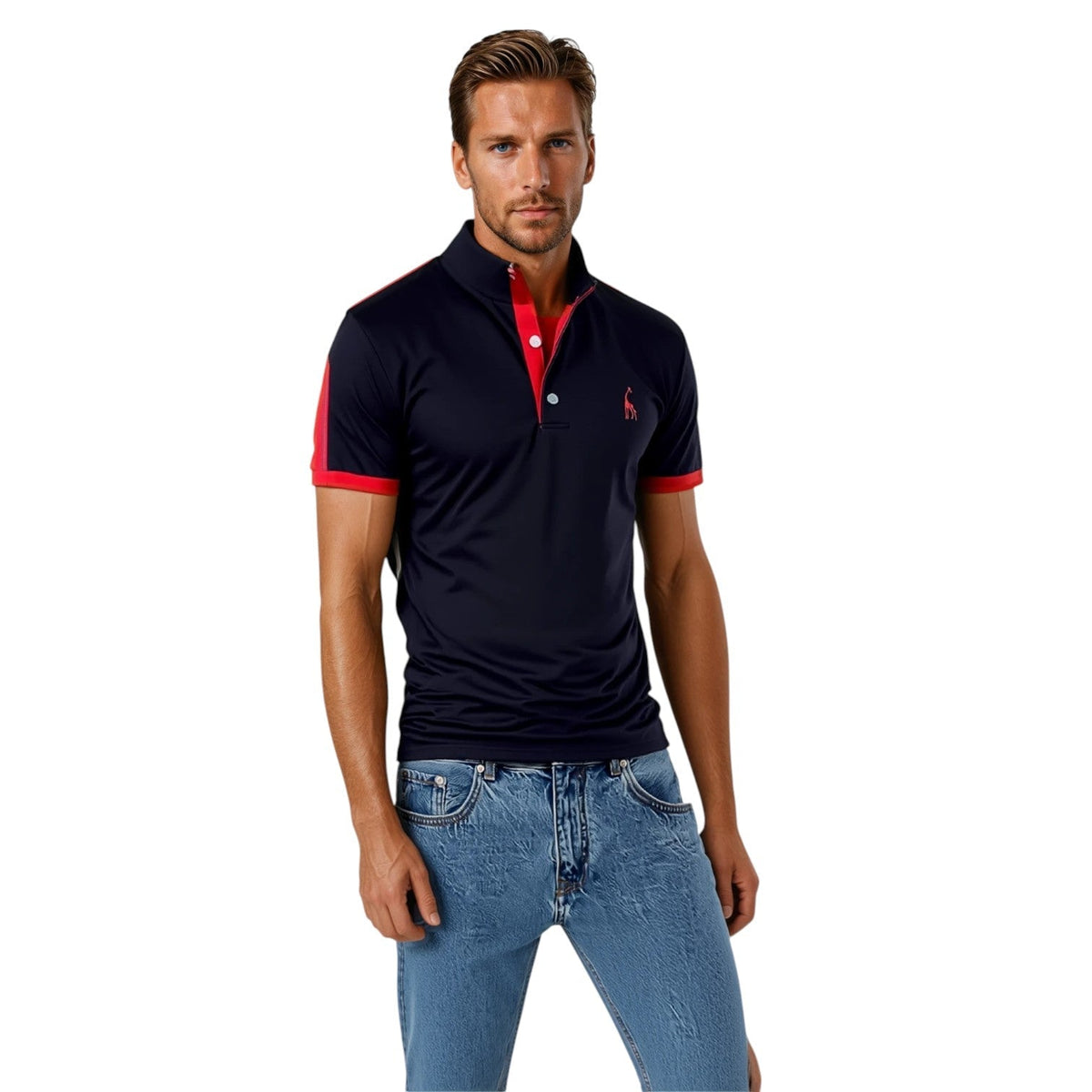 Polo Homme Coupe Décontractée Classique 3