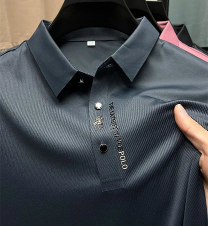 Polo Homme Coton Manches Courtes Coupe Ajustée - Foivo