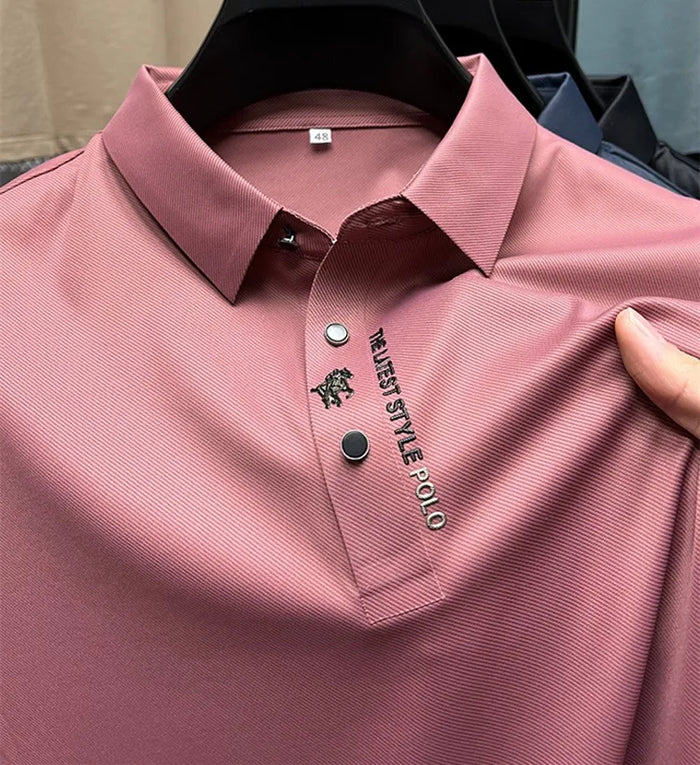 Polo Homme Manches Courtes Ajusté Moderne 5