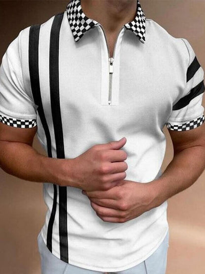 Polo pour Hommes à Col Rabattu Moderne 11