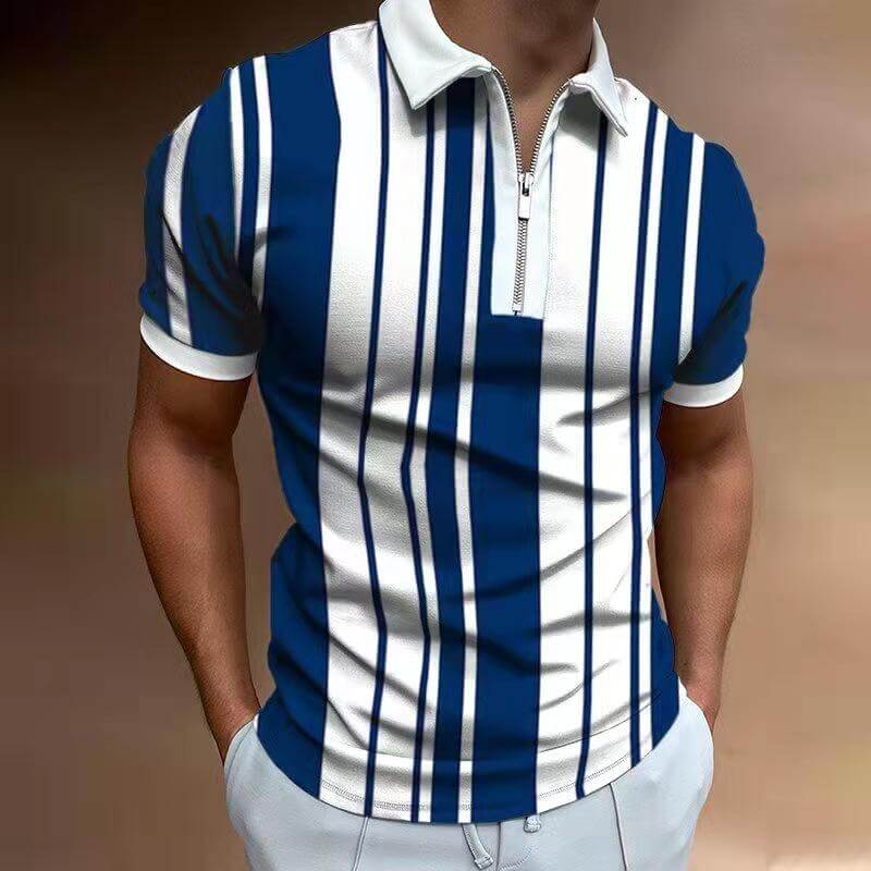 Polo pour Hommes à Col Rabattu Moderne 12